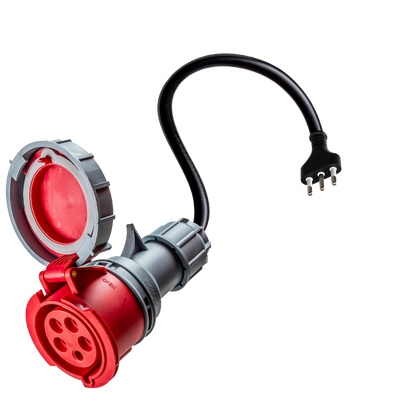 32A 5-polige CEE naar Type L Adapter voor Italië