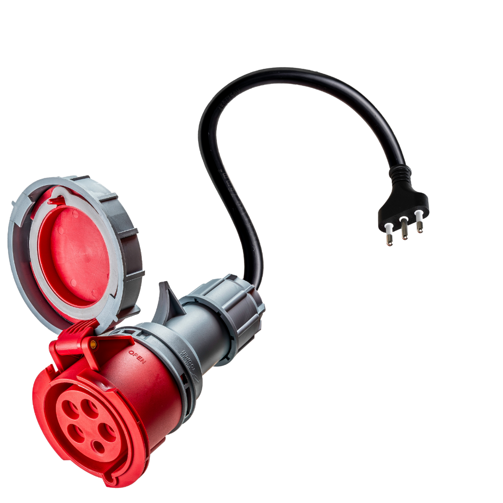 32A 5-polige CEE naar Type L Adapter voor Italië