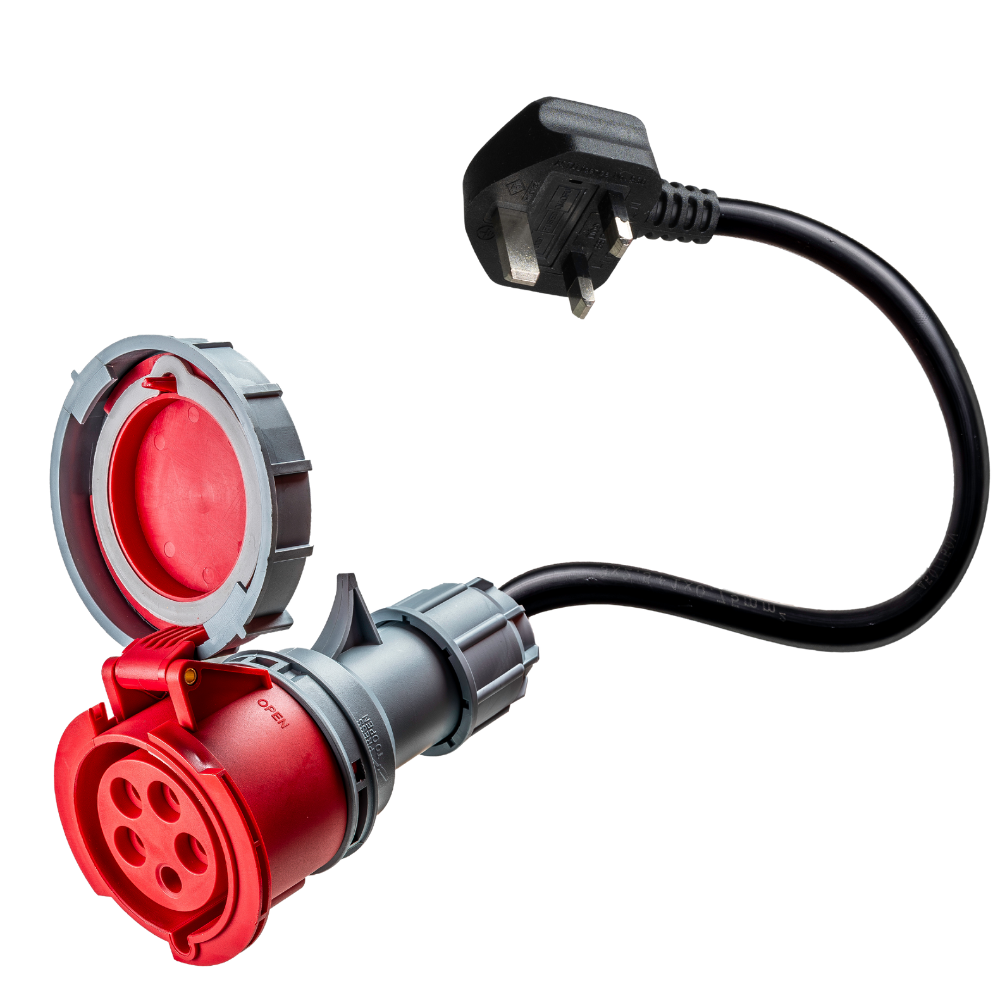 32A 5-polige CEE naar Type G voor UK-adapter