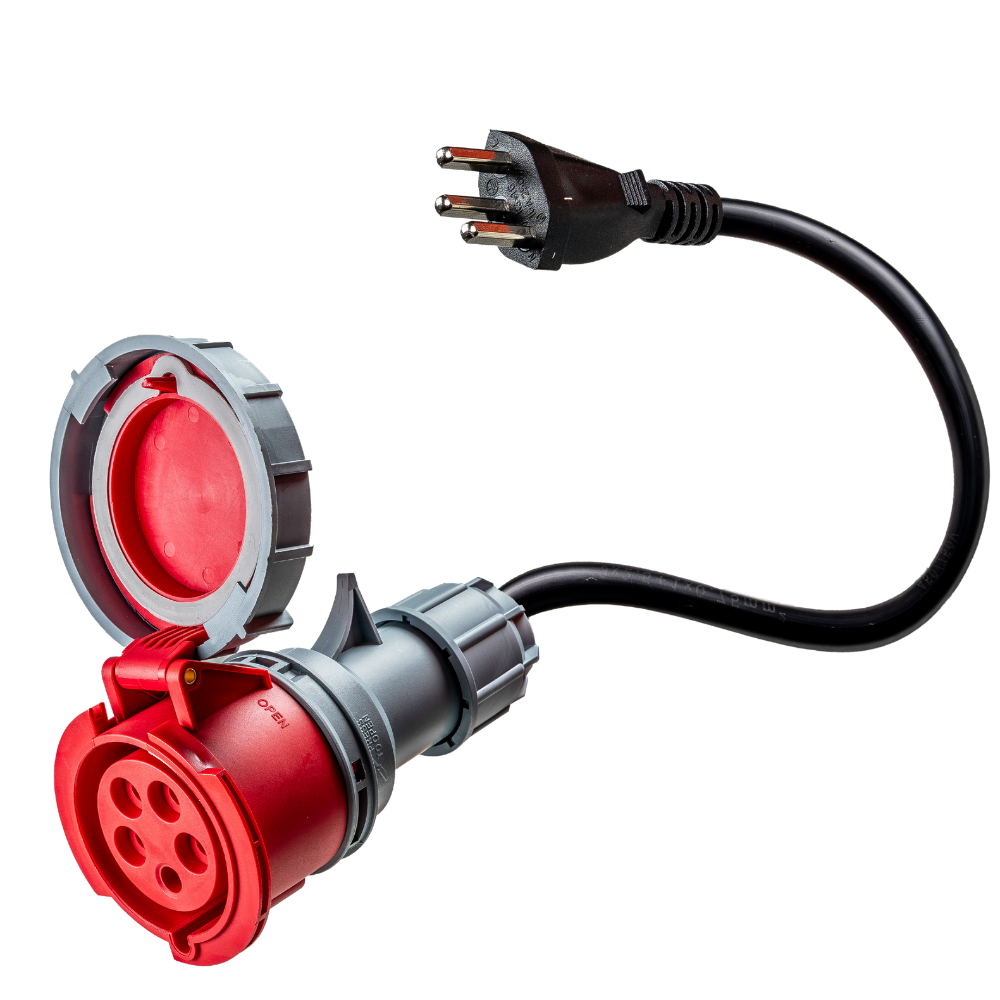 16A 5-polige naar Type J voor Zwitserland adapter