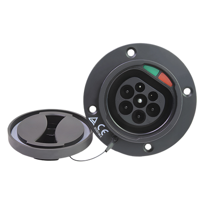 Type 2 stopcontact voor auto | 3 fase | 16A/32A