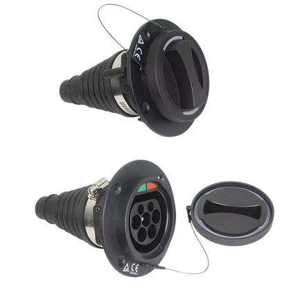Type 2 stopcontact voor auto | 3 fase | 16A/32A