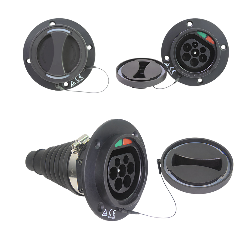 Type 2 stopcontact voor auto | 3 fase | 16A/32A