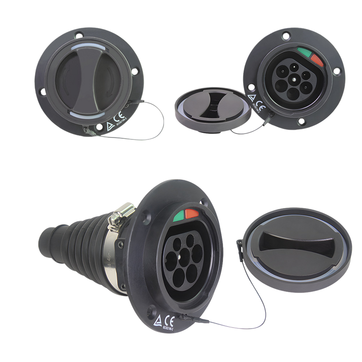 Type 2 stopcontact voor auto | 3 fase | 63A