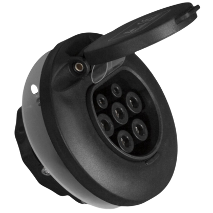 Type 2 stopcontact voor laadstation | 3 fase | 16A/32A
