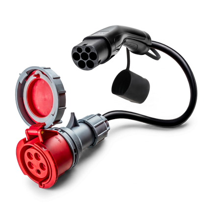 32A 5-polige CEE naar Type 2 Adapter