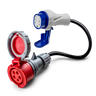 32A 5-polig CEE naar Type 3 adapter