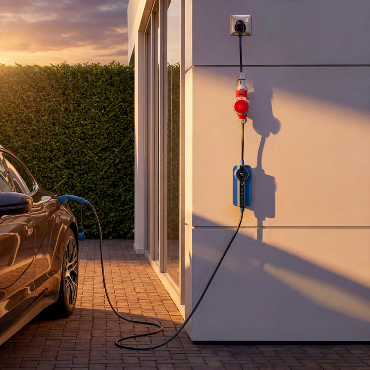 32A 5-polige CEE naar Type G voor UK-adapter