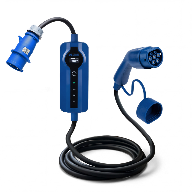 Voldt® Mobiele lader CEE | 1 fase | 8A–32A | 7.4kW + APP