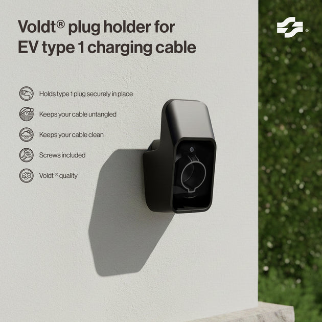 Stekkerhouder voor EV Type 1-laadkabel