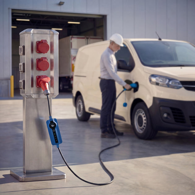 Voldt® Mobiele lader CEE | 3 fase | 8A–16A | 11kW + APP